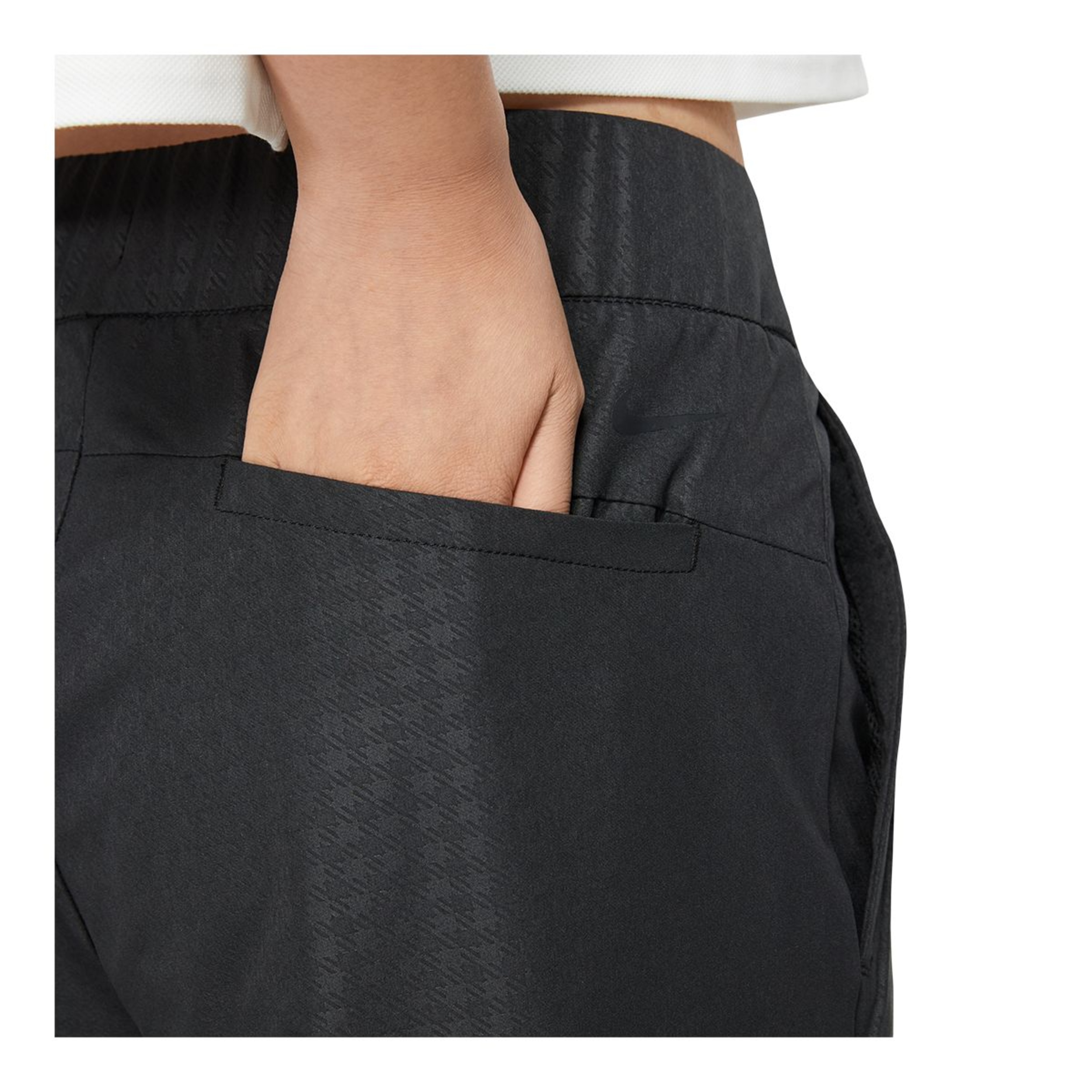 Nike Women's DriFIT UV Victory Gingham Jogger Pants, Golf, Mid Rise