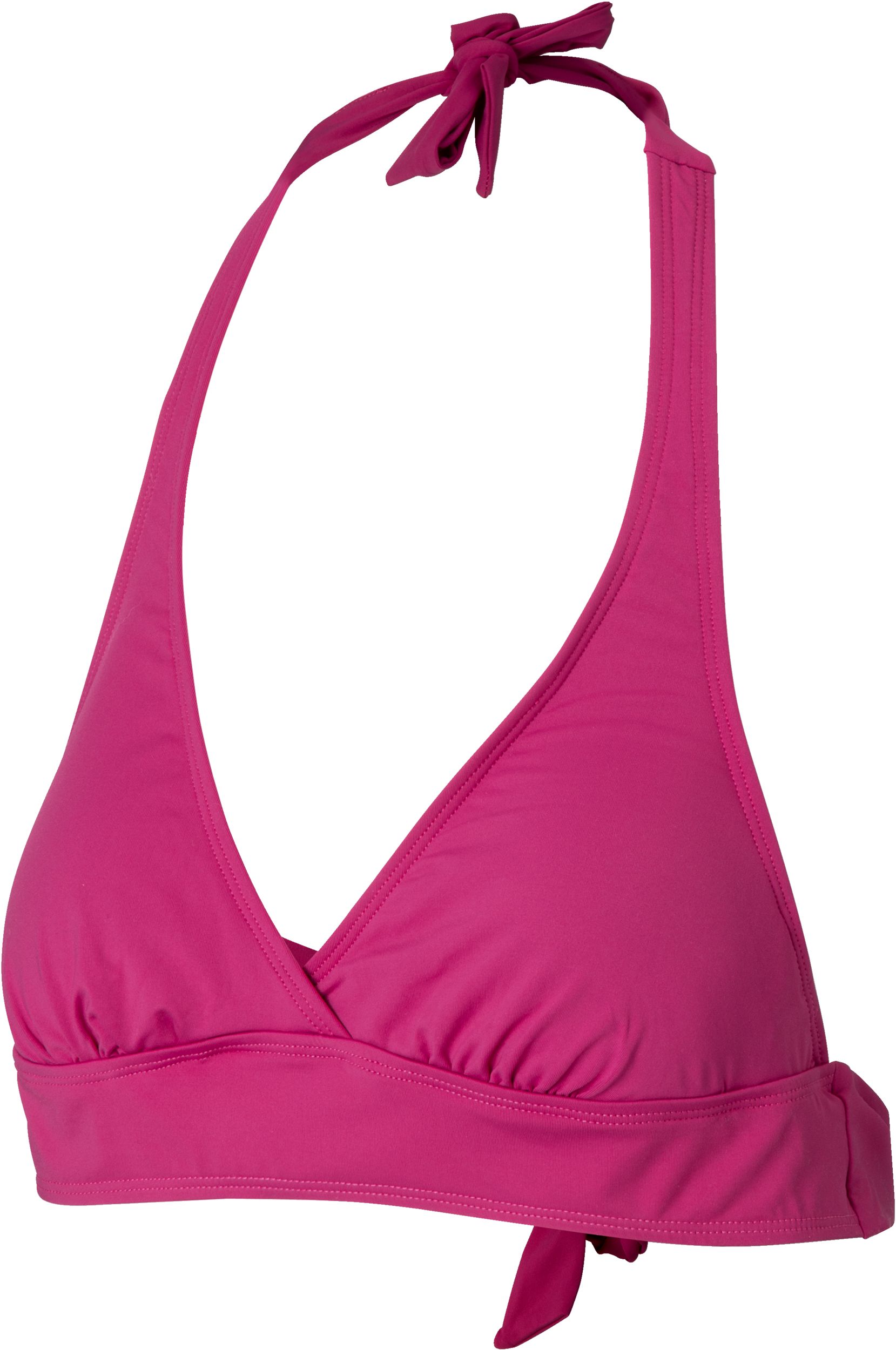 A.Che Tie Back Halter Padded Bikini Top Size S