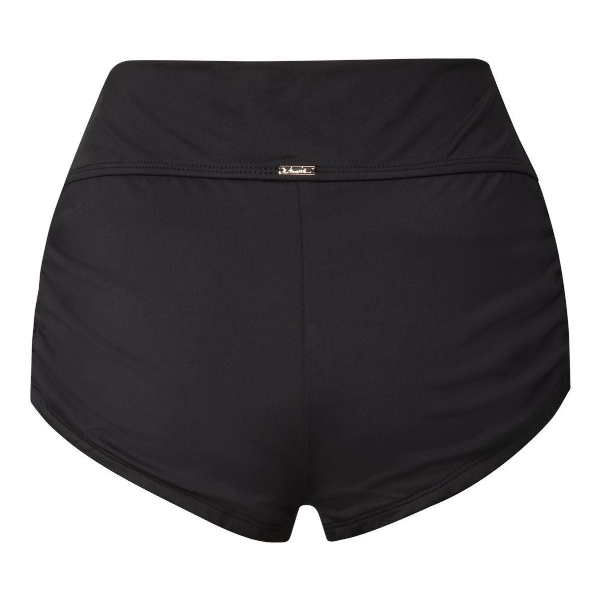 Anne Cole Women's Soft Band Shirred Boy Short Swimsuit Bikini Bottom/ Swim Short, Beach