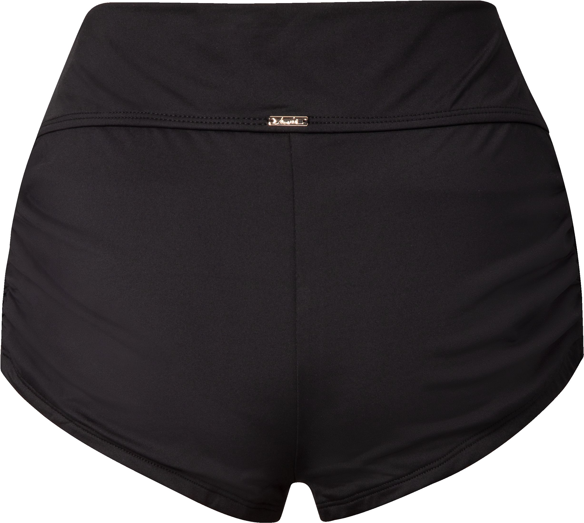 Anne Cole Women's Soft Band Shirred Boy Short Swimsuit Bikini Bottom/ Swim Short, Beach