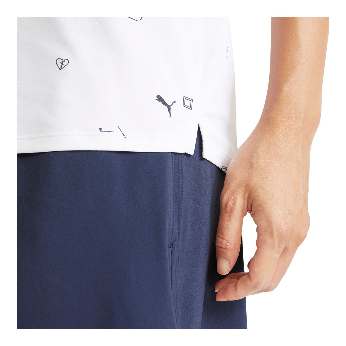 PUMA Golf Women's CLOUDSPUN H8 Short Sleeve Polo T Shirt