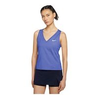 Nike Women's Dri-FIT Victory Tennis Top Tank, Quick Dry Front_Angled_Left