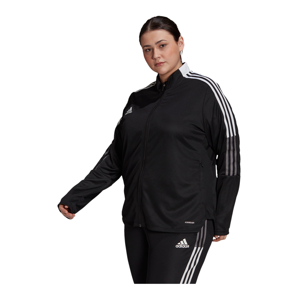adidas Women's Plus Size Tiro 21 Track Jacket