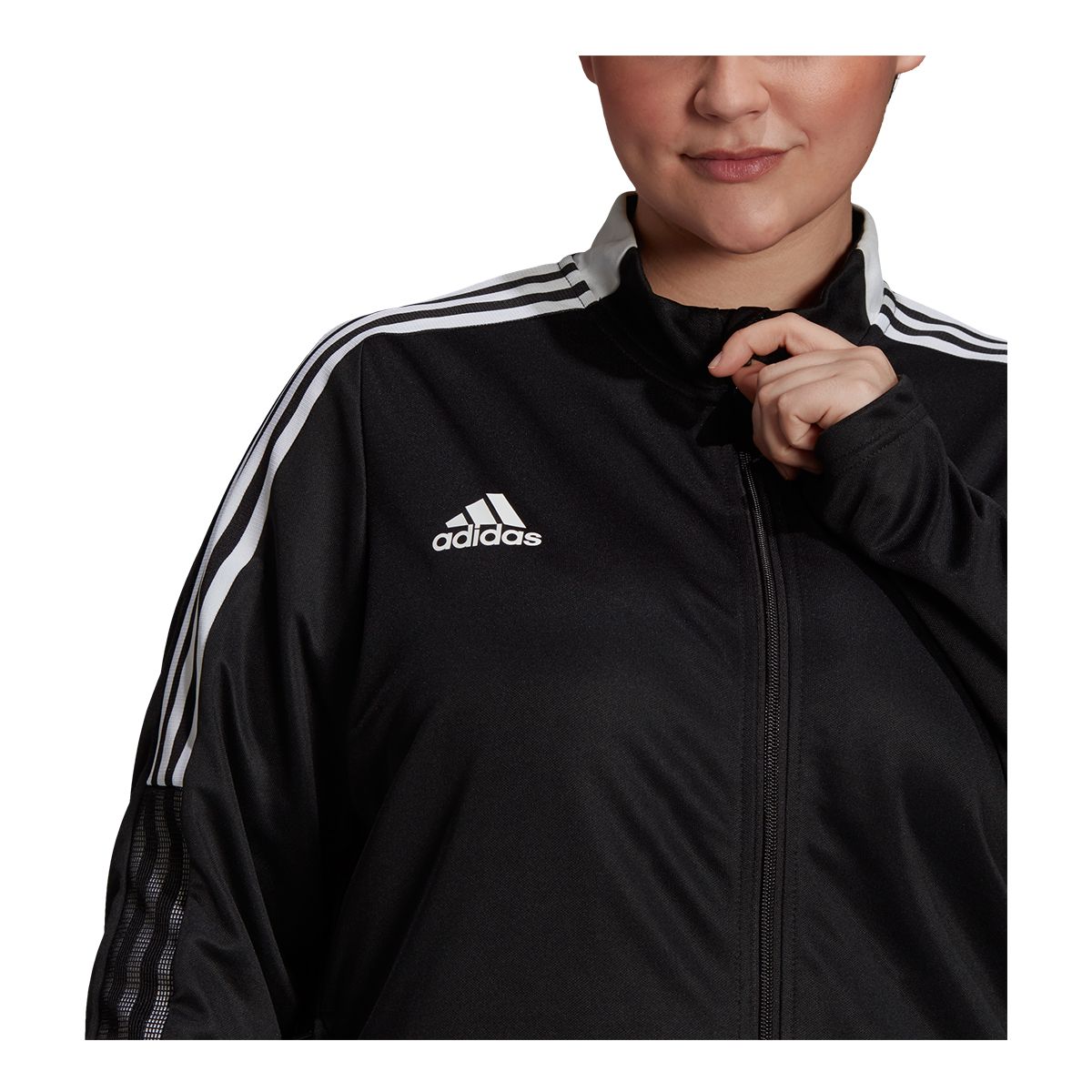 adidas Women's Plus Size Tiro 21 Track Jacket