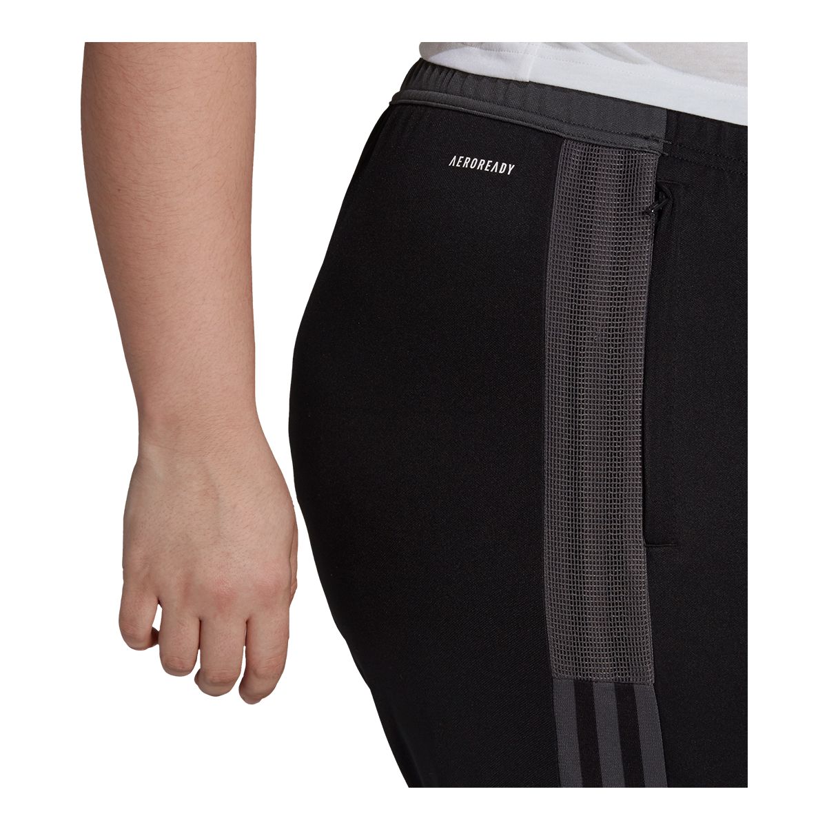 adidas Women's Tiro 21 Plus Size Track Pants, Training, Soccer, Regular Fit