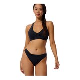 Everyday Sunday Women's Shiny Solid Bikini Bottom Front_Flat