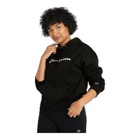 Champion Women's Powerblend Hoodie Front_Angled_Left