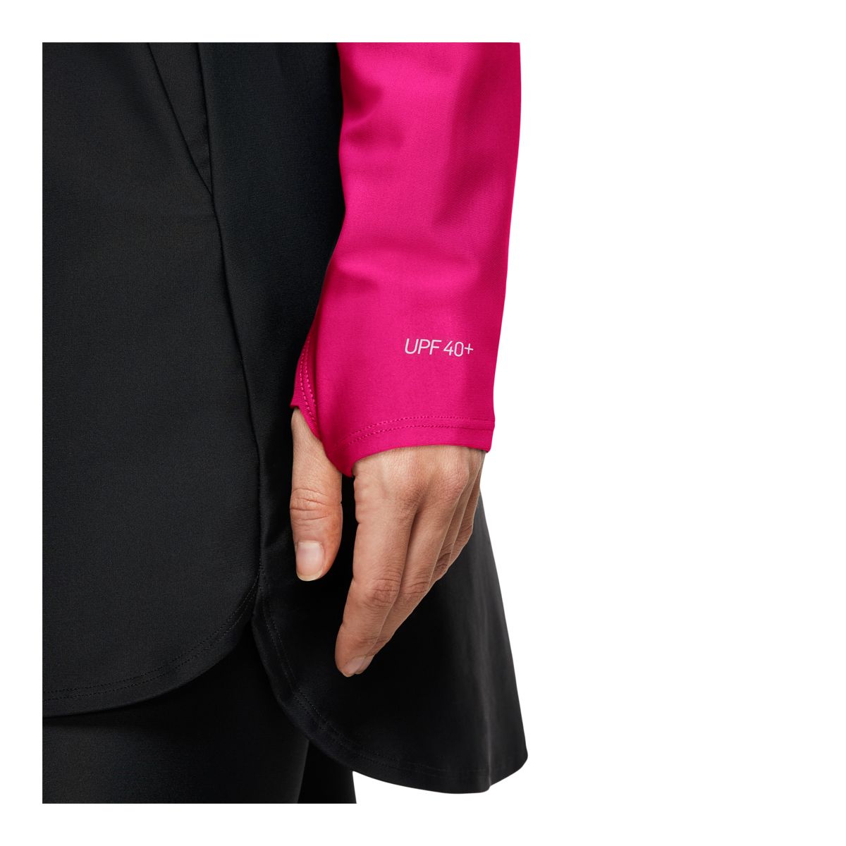 Nike Women's Victory Colorblock Full-Coverage Swim Dress/Burkini Swimsuit Top, Beach