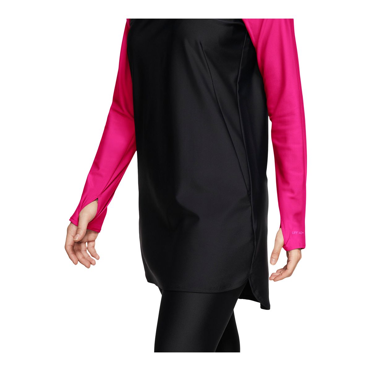 Nike Women's Victory Colorblock Full-Coverage Swim Dress/Burkini Swimsuit Top, Beach