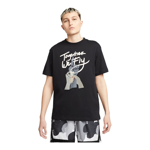 Nike Graphic Boyfriend T-Shirt in White