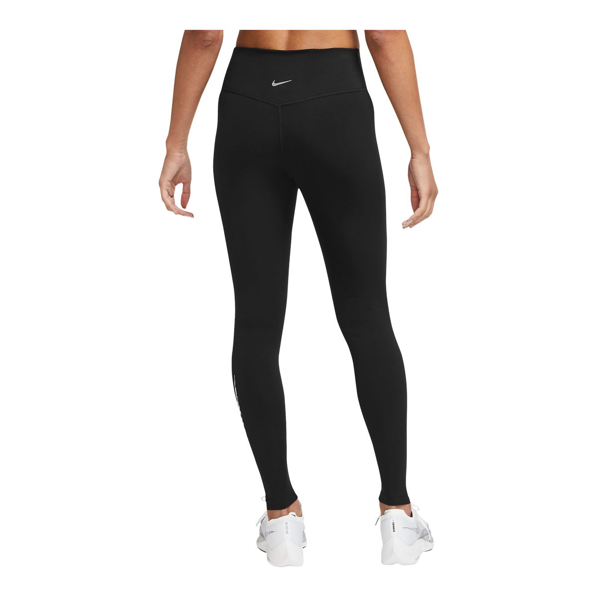 Nike Fast Swoosh Women's Mid-Rise 7/8 Printed Running Leggings with Pockets
