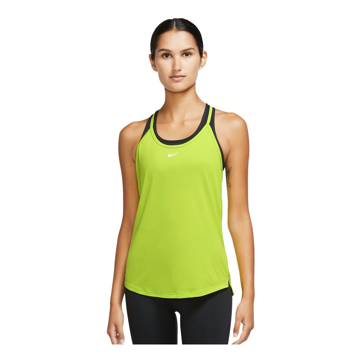 Nike Women's One Standard Elastika Tank Top Fit Sleeveless Dri-FIT Sports