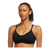 Nike Women's Alate Minimalist Everyday Sports Bra, Low Impact, Padded Front_Angled_Left