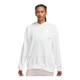 Nike Women's Veneer Swirl Pullover Hoodie, French Terry, Oversized, Dri-FIT Front_Angled_Left