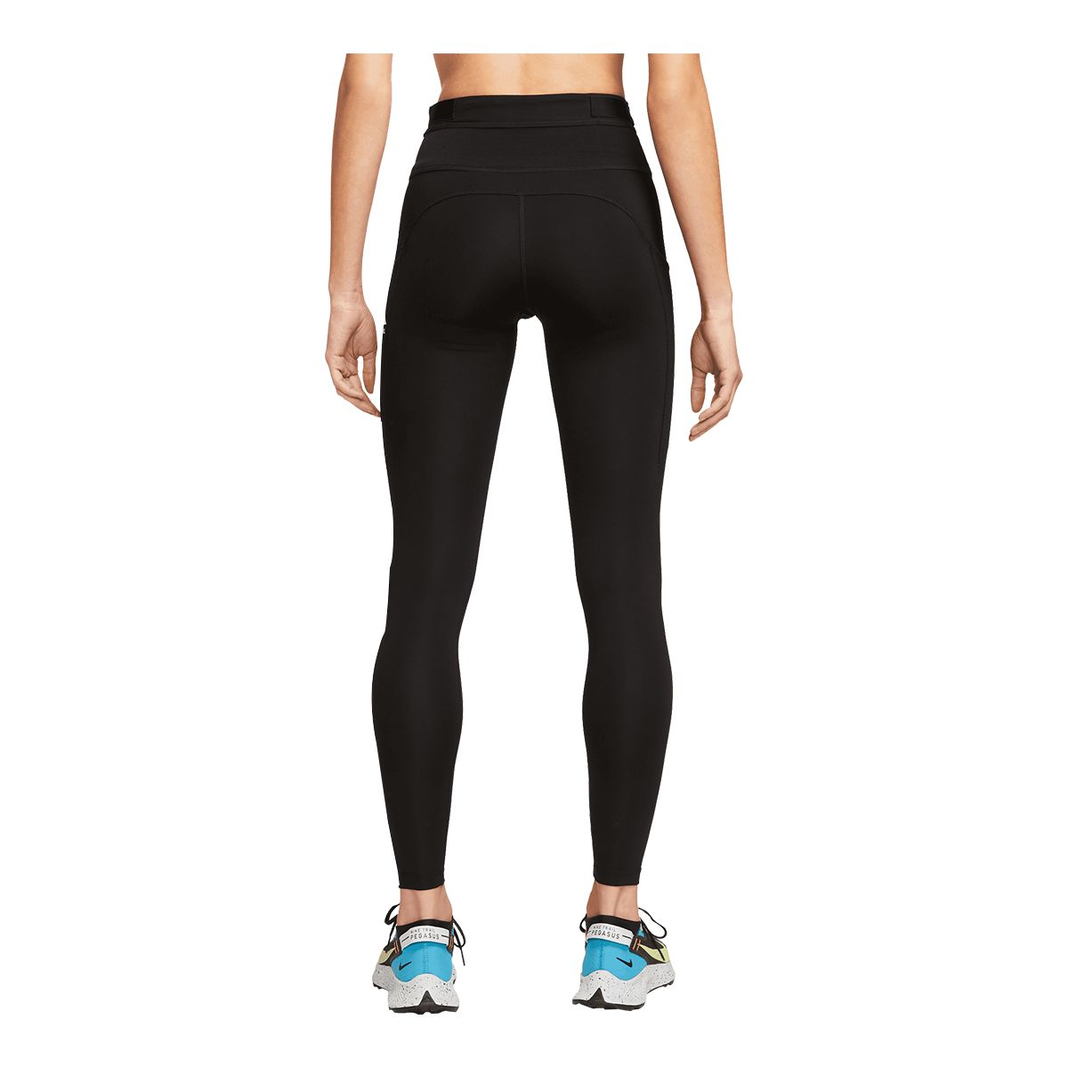 Nike Women's Epic Lux 27.5 Light Grey Mesh Running Tights (842923-012)  Size M