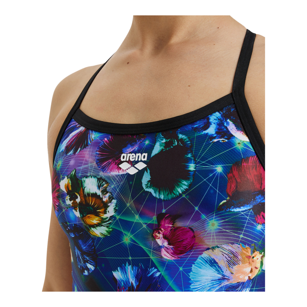 Arena Women's Challenge Back All Over Print One Piece Swimsuit