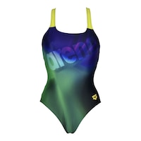 Arena Women's Pro Back One Piece Swimsuit/Bathing Suit, Sport Front_Flat