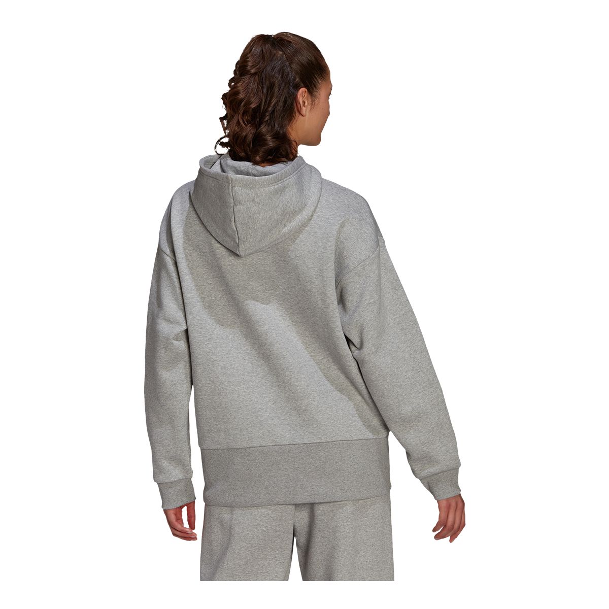 adidas Women's Studio Sweatshirt Hoodie, Fleece