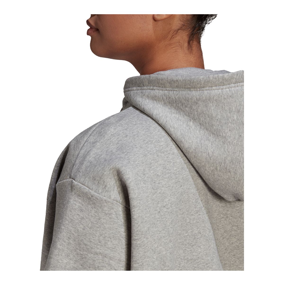 adidas Women's Studio Sweatshirt Hoodie, Fleece