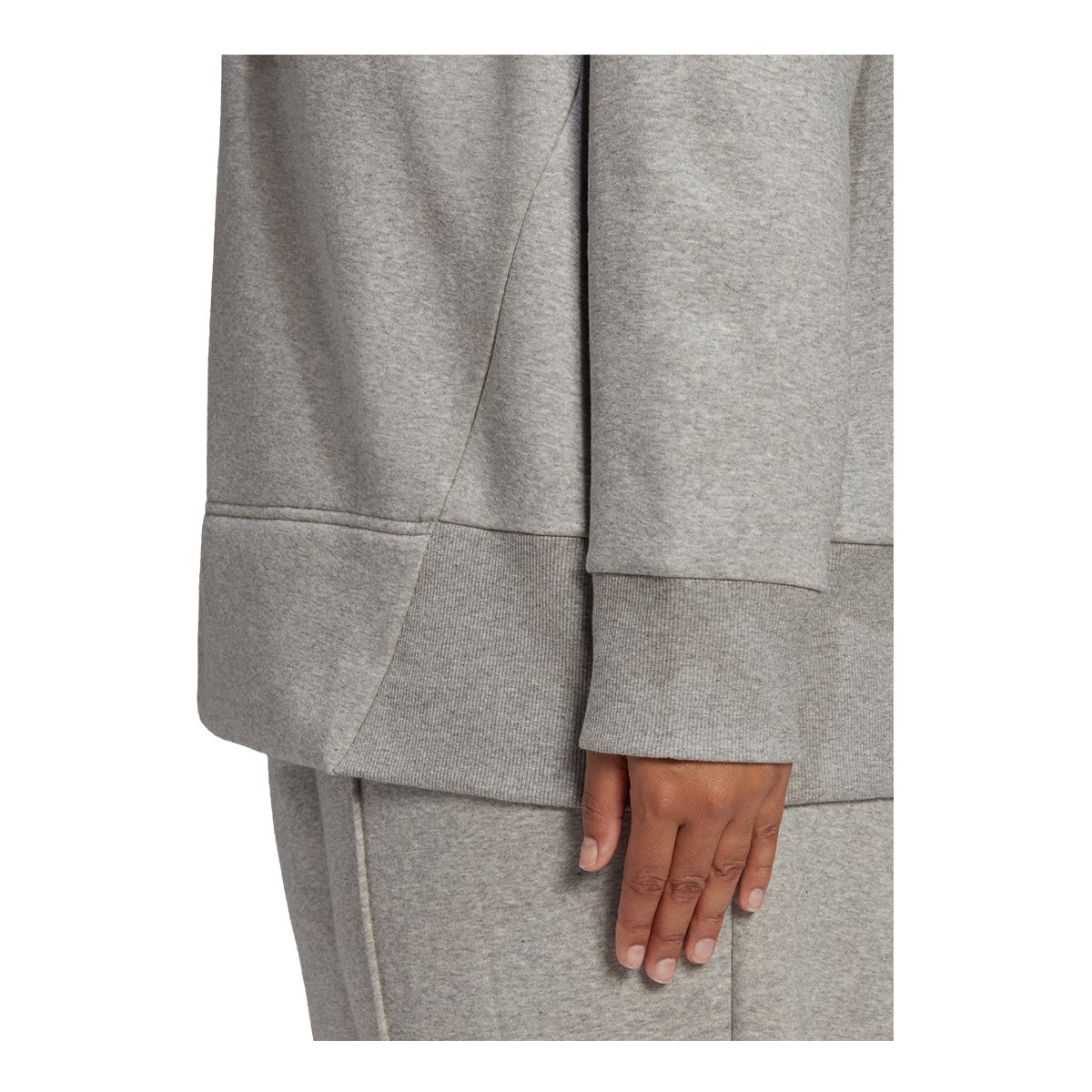 adidas Women's Studio Sweatshirt Hoodie, Fleece