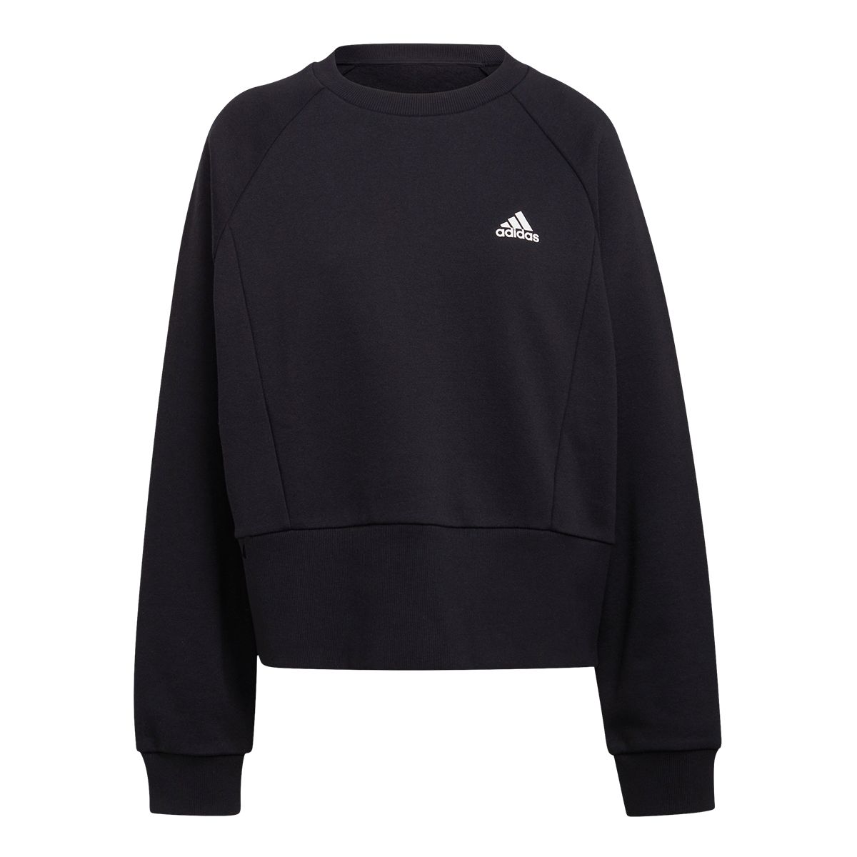 adidas Women's Studio Crewneck Sweatshirt, Loose Fit