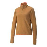 PUMA x Helly Hansen Women's Quarter Zip Fleece Pullover Front_Angled_Left