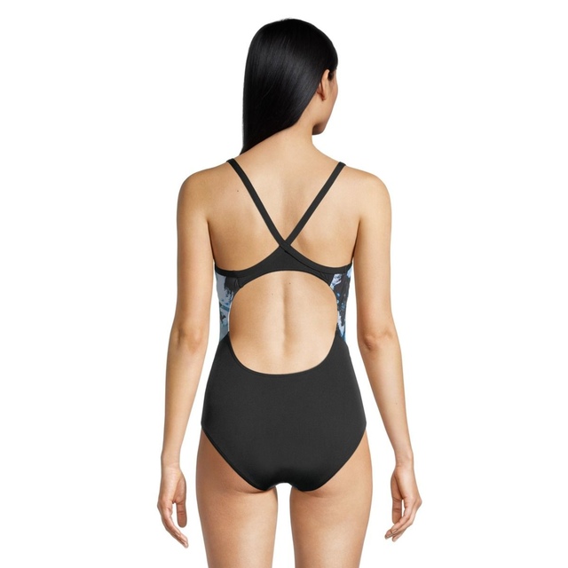 Finz Women's Print Tri Back One Piece Swimsuit/Bathing Suit, Sport