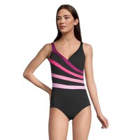 Finz Women's Fan Splice Tank One Piece Swimsuit/Bathing Suit, Sport Front_Flat