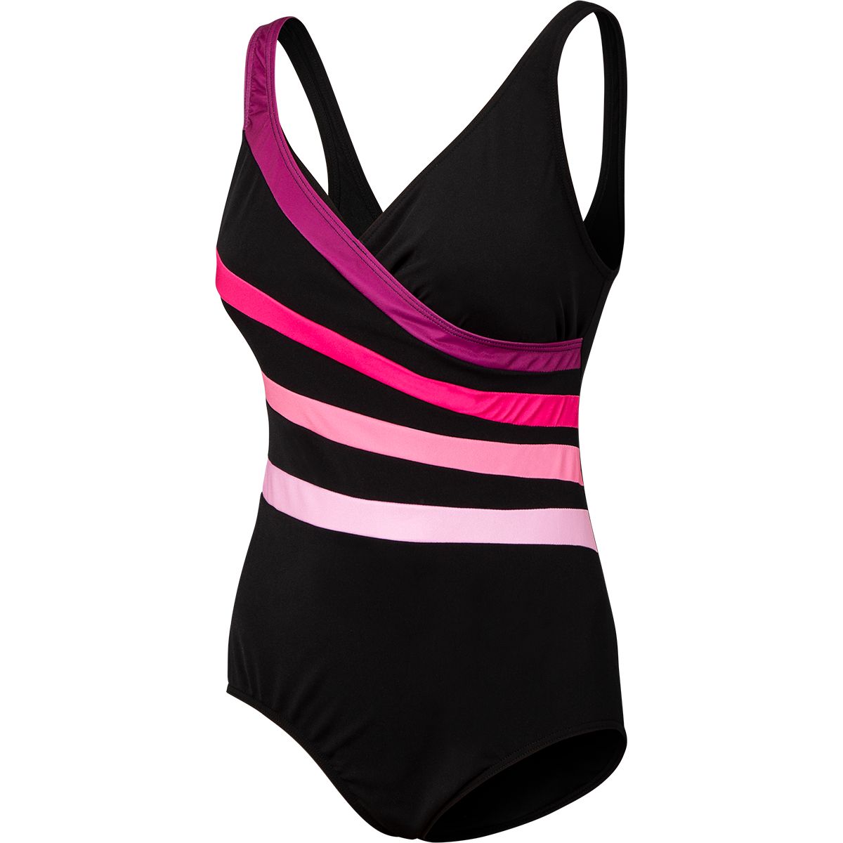 Finz Women's Fan Splice Tank One Piece Swimsuit/Bathing Suit, Sport