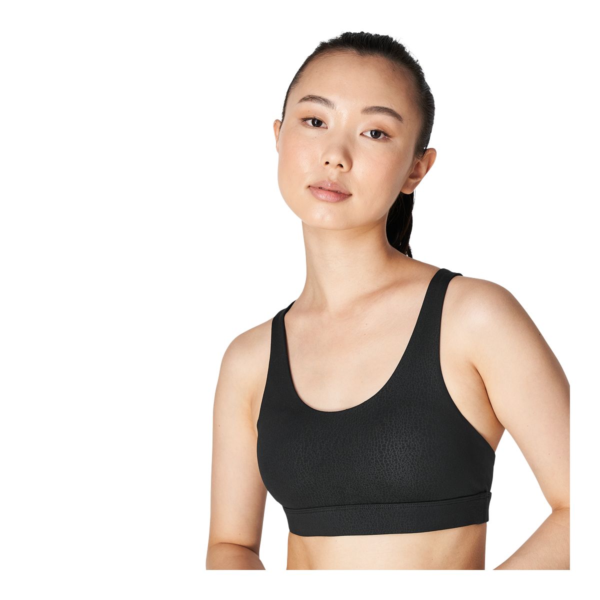 FWD Women's Strappy Sports Bra, Medium Impact, Removable Pads