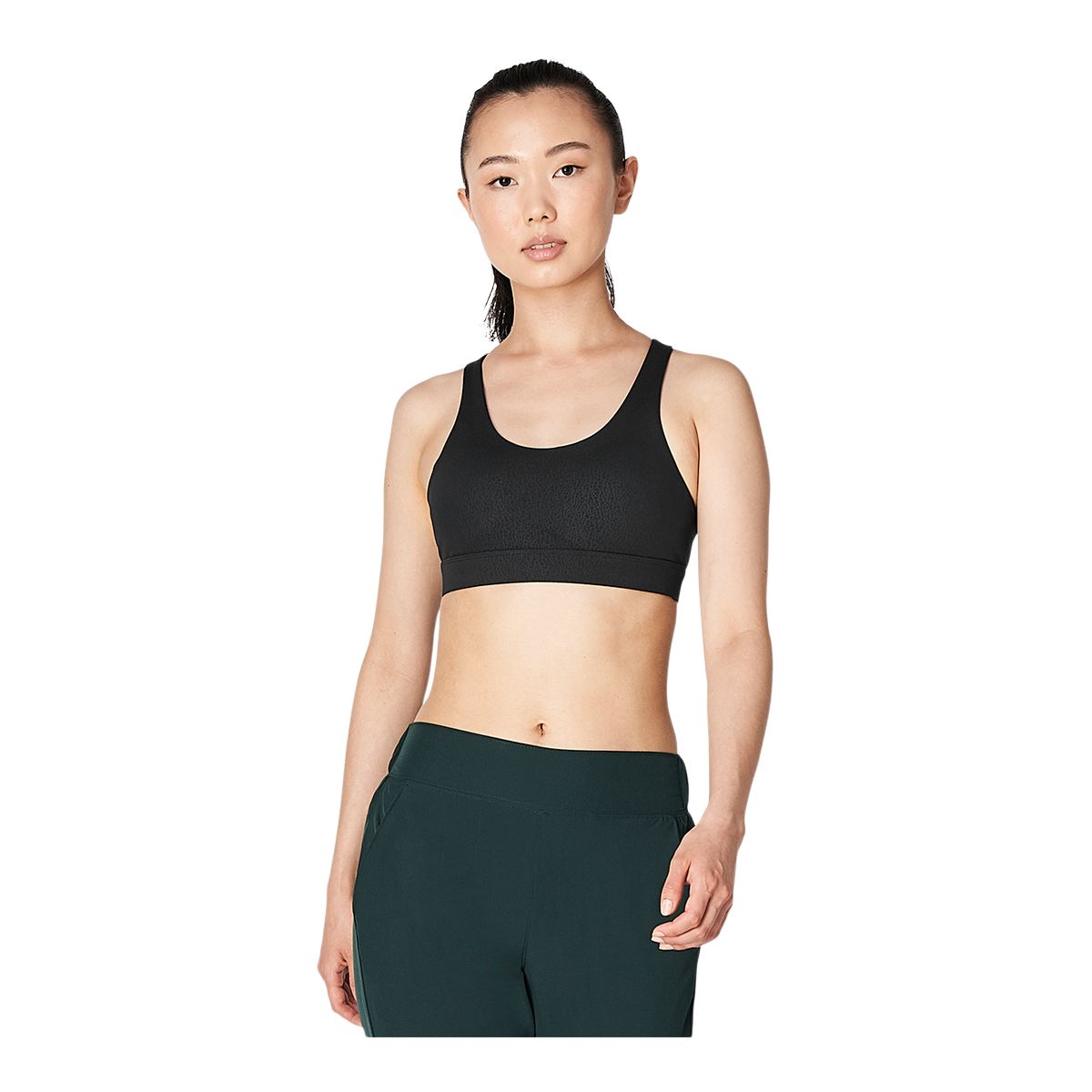 FWD Women's Strappy Sports Bra, Medium Impact, Removable Pads