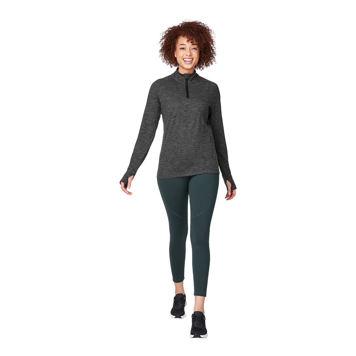 FWD Women's Core Long Sleeve Half Zip Training Shirt