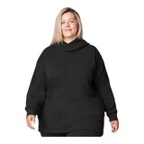FWD Women's Core Tunic Pullover Hoodie, Fleece Front_Flat