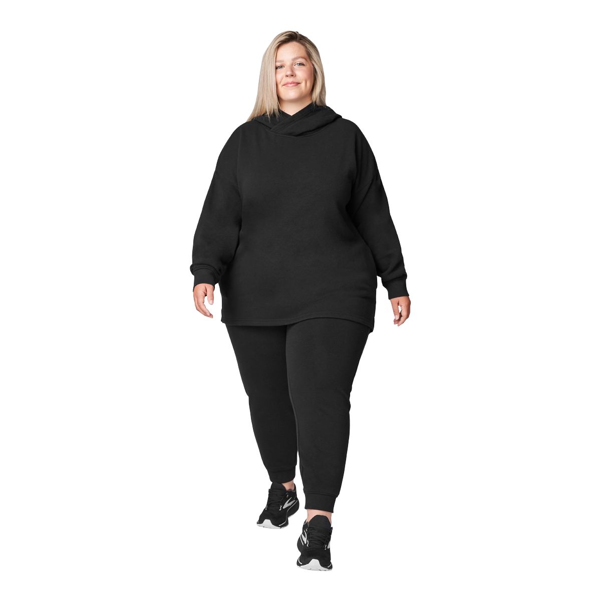 FWD Women's Core Tunic Pullover Hoodie, Fleece