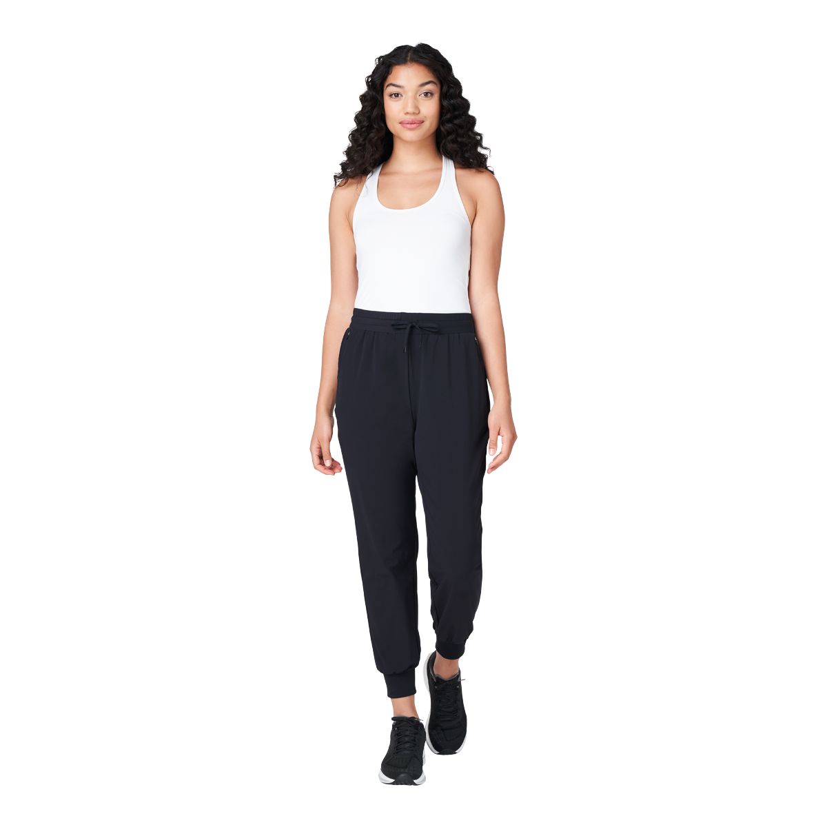 FWD Women's Push Stretch Woven Jogger Pants