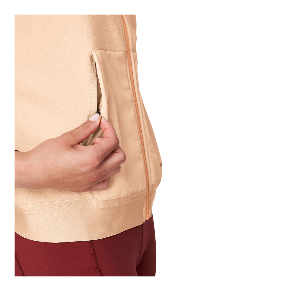 FWD Women's Push Full Zip Hoodie, Sherpa