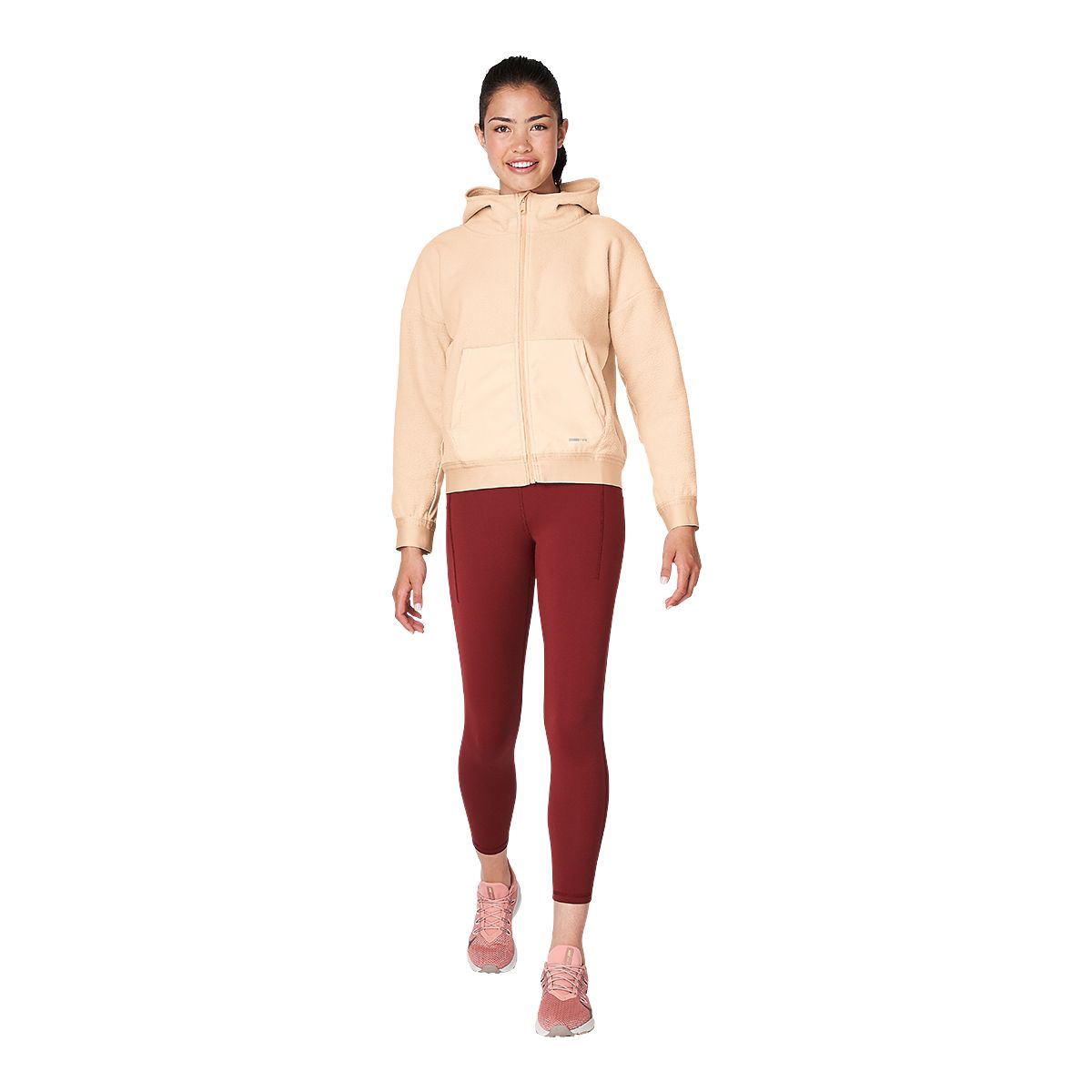 FWD Women's Push Full Zip Hoodie, Sherpa