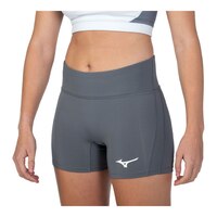 Mizuno Women's Elevated 4 Inch Inseam Volleyball Short Front_Angled_Left