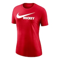 Nike Women's Hockey Logo T Shirt Front_Angled_Left