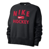 Nike Women's Hockey Logo Fleece Sweatshirt Front_Angled_Left