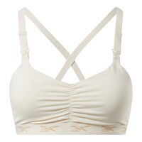 Reebok Women's Maternity Nursing Sports Bra, Medium Impact, Removable Pads Front_Flat