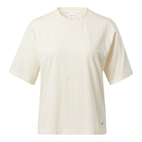 Reebok Women's Classics No Dye Boxy Cotton Jersey T Shirt, Relaxed Fit Front_Flat
