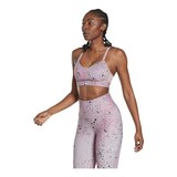 Reebok Women's Studio Lux Yoga Bra Front_Angled_Left