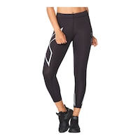 2XU Women's Core Compression 7/8 Tights Front_Flat