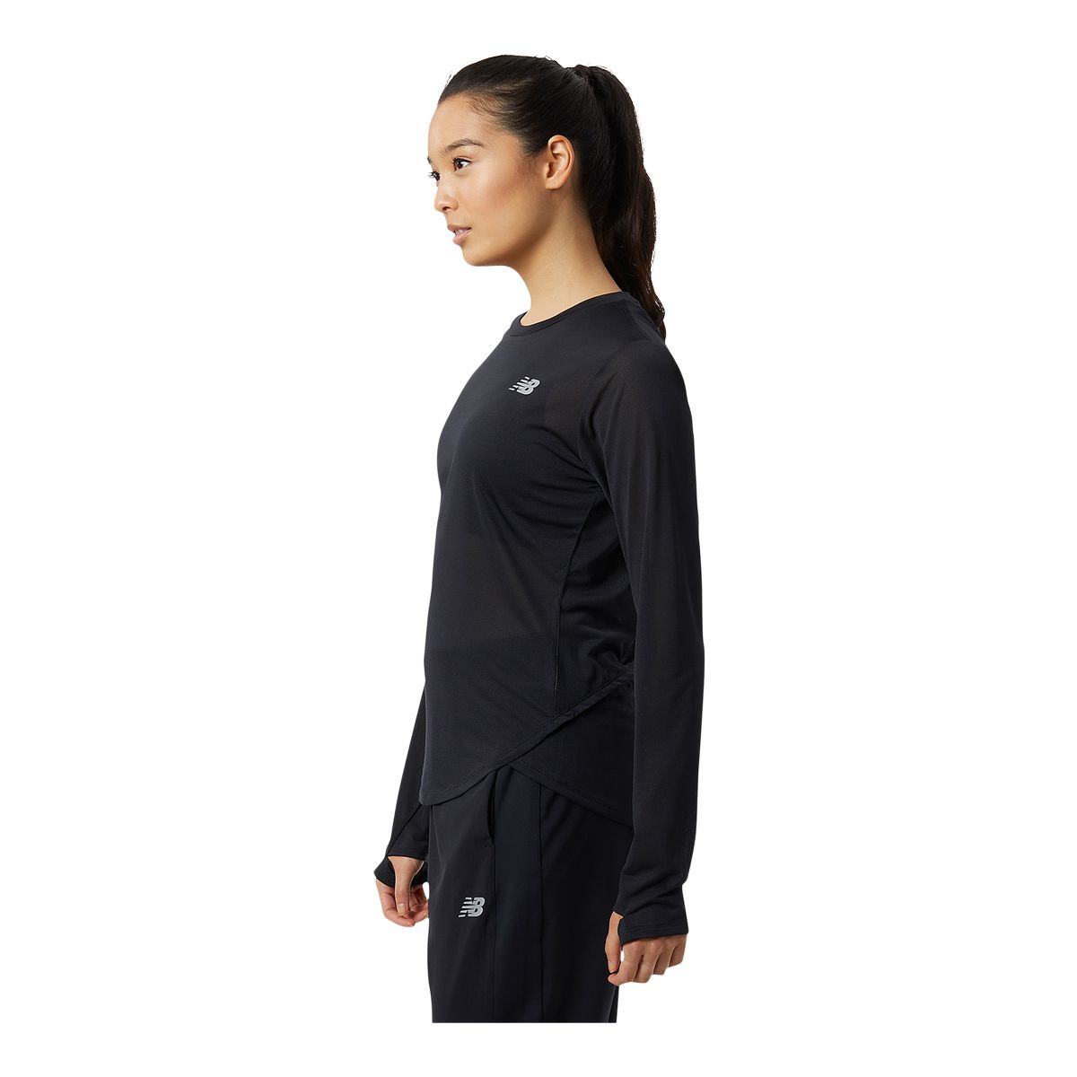 New balance women's on sale long sleeve top