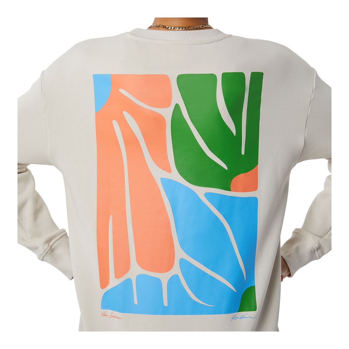 New Balance Women's KVV Athletics Running Sweatshirt, Oversized