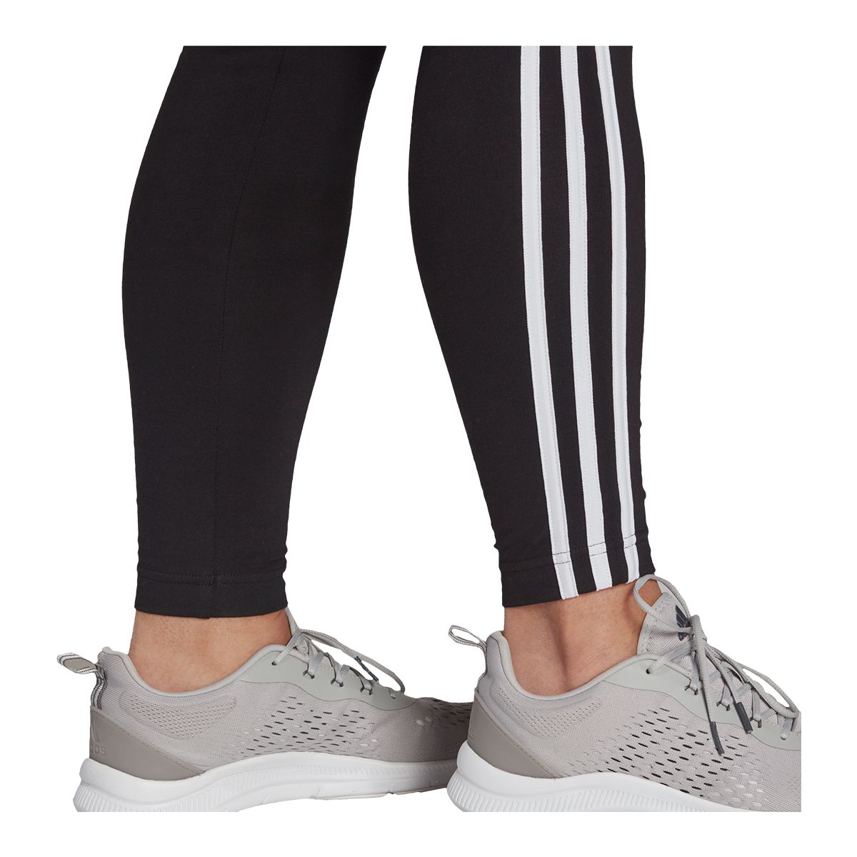 adidas 3-Stripes Leggings (Plus Size) - Black | adidas Finland