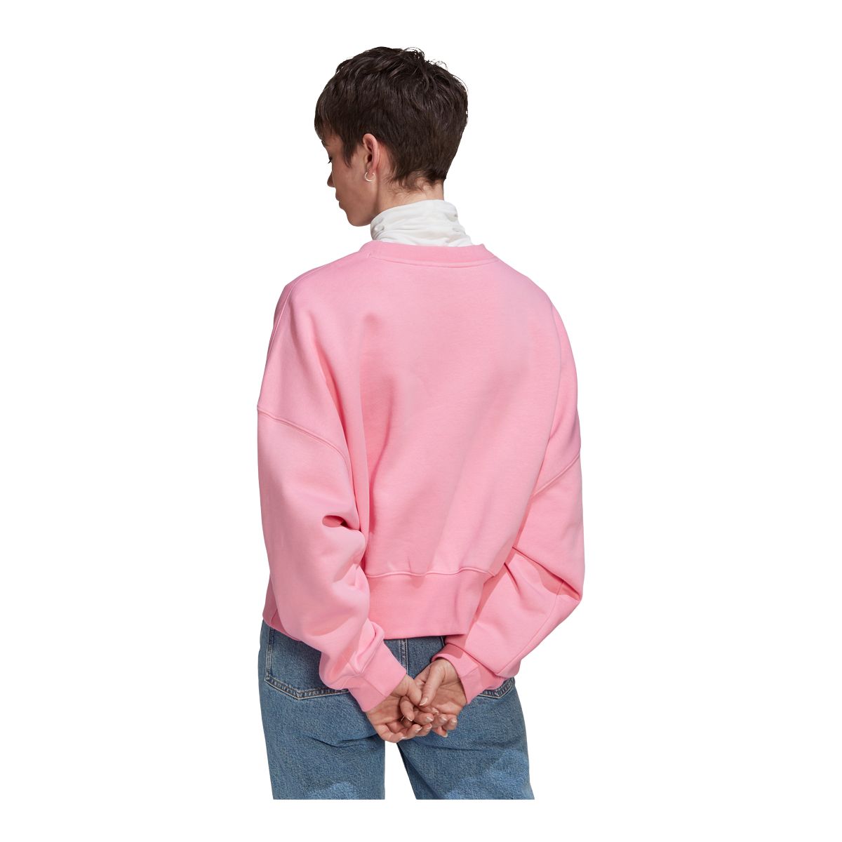 adidas Originals Women's Crewneck Sweatshirt, Relaxed Fit