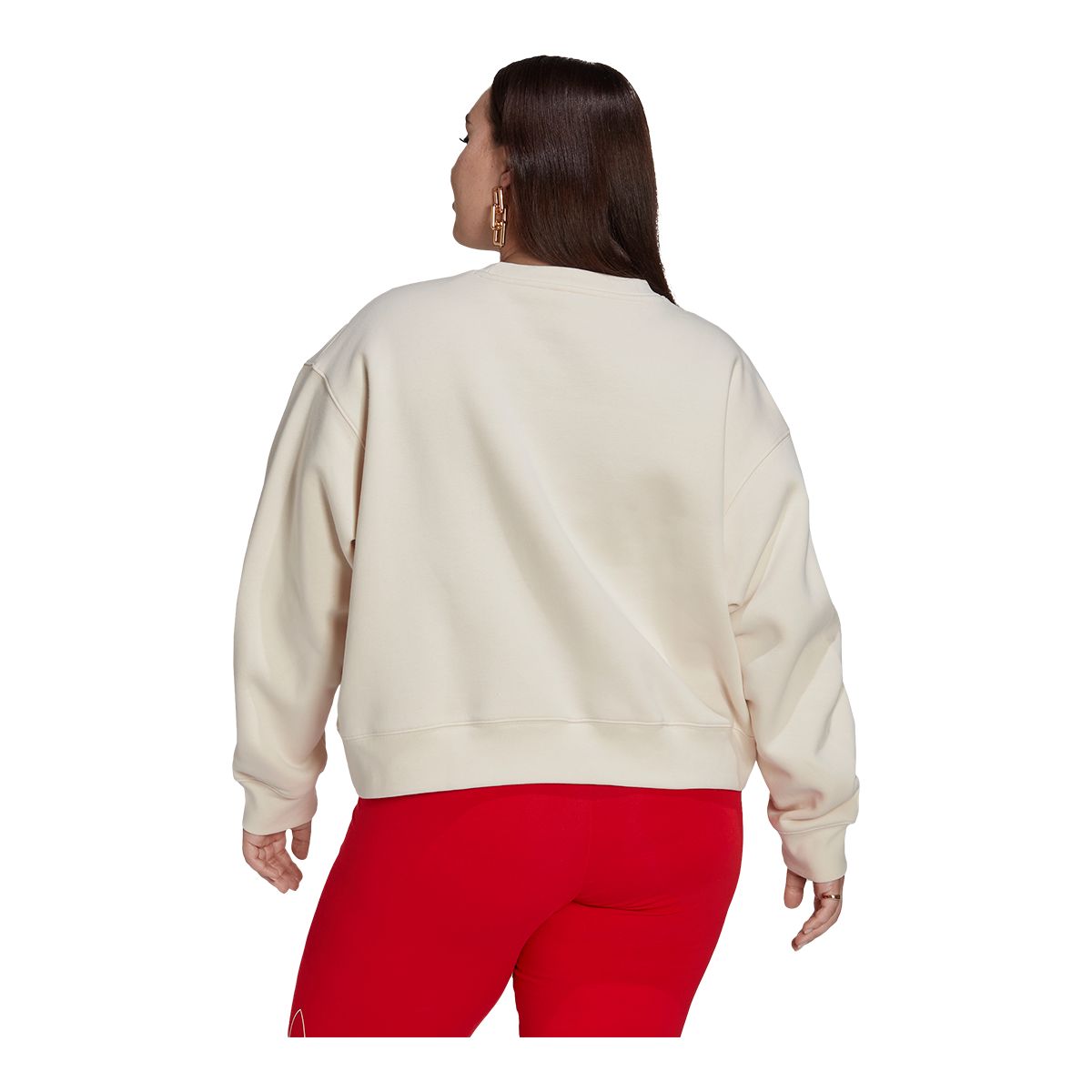 adidas Originals Women's Crewneck Fleece Sweatshirt, Plus Size