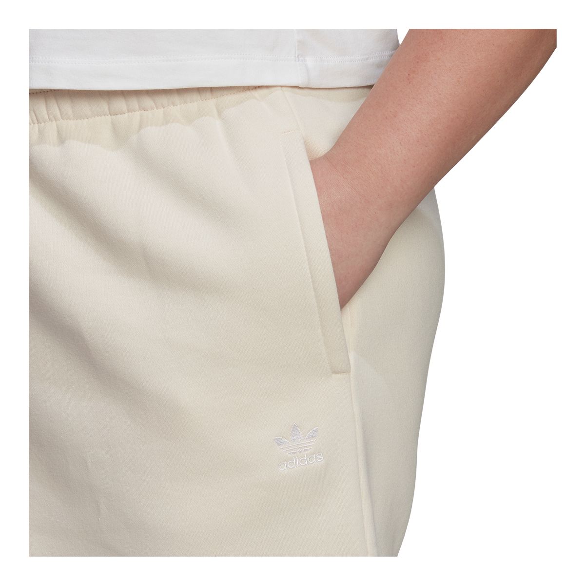 adidas Originals Women's Plus Size Fleece Sweatpants, Casual, Lounge